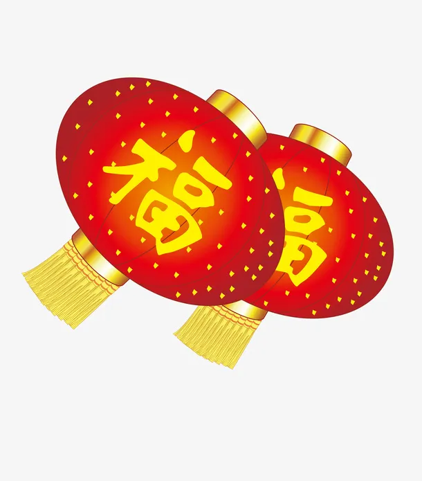 春节元素 新年 传统文化 灯笼免抠