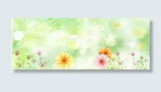 春节清新海报免抠