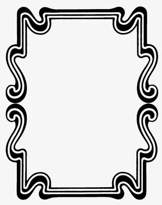 手绘墨迹边框免抠