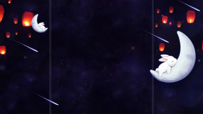 蓝色星空背景高清