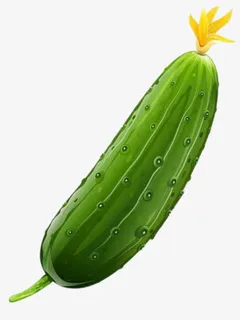 卡通黄瓜免抠装饰植物元素 卡通黄瓜免抠装饰植物元素