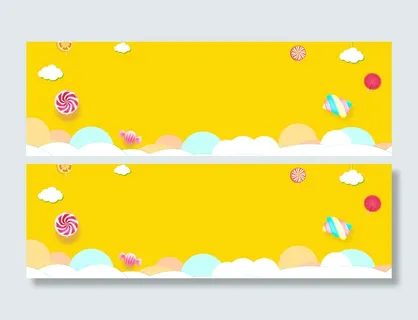 黄色几何渐变电商促销背景高清