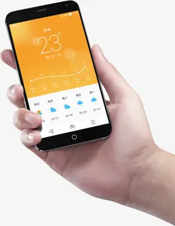 手拿手机高清免扣素材免抠