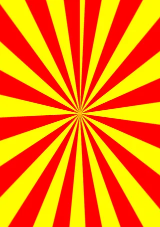 孟菲斯背景元素红黄对比