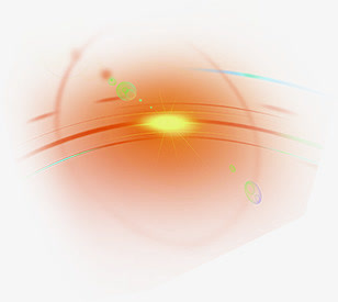 高清摄影活动红色光晕多彩光效免抠