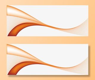 创意线条背景卡通波浪线素材免抠漂浮彩带元素