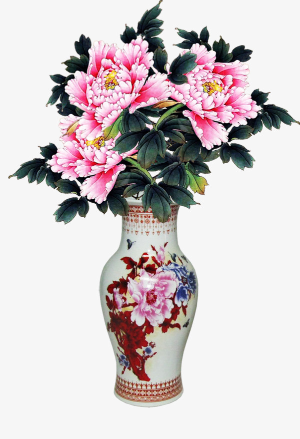 水彩花草装饰素材免抠