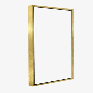 金属拉丝画框免抠