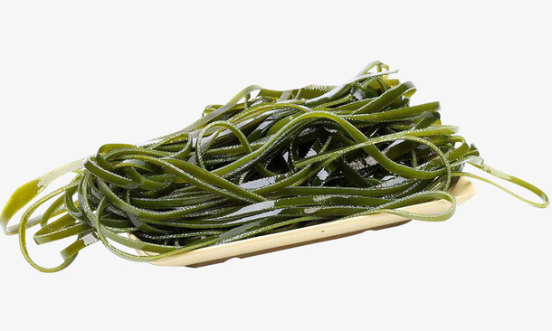 盐渍凉拌鲜海带丝特写免抠