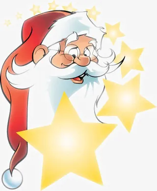 圣诞氛围卡通装饰免抠