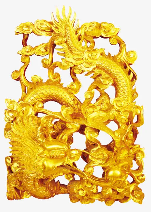 金灿灿的龙免抠