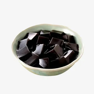 块状龟苓膏实物素材免抠