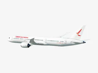 正在航行的飞机免抠