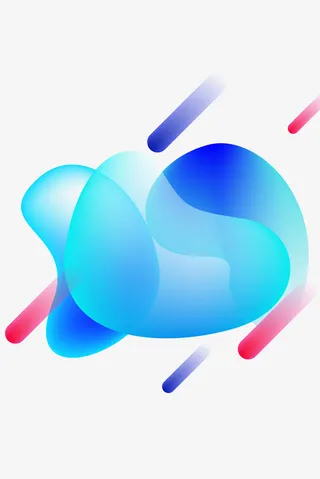 电商活动促销渐变流元素图免抠