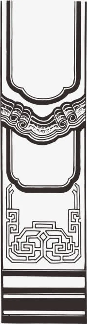 中国传统花纹免抠