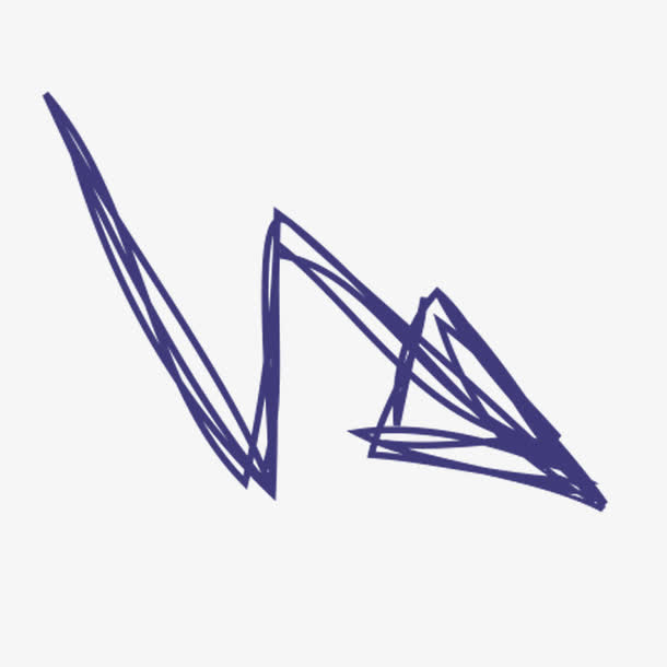 手绘箭头免抠
