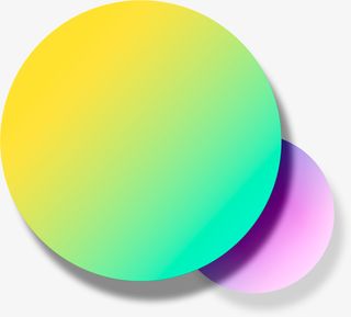 流体渐变电商装饰免抠