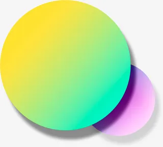 流体渐变电商装饰免抠