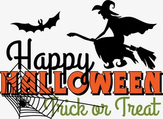 万圣节黑色夜晚免抠