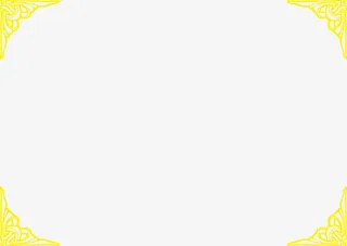 精美中国风花纹边框免抠