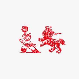 民族风 舞龙 春节免抠