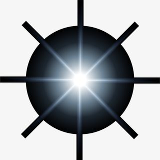 矢量白色光效免抠