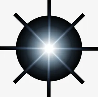 矢量白色光效免抠