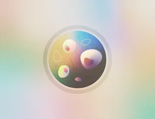 文艺手绘商务背景素材高清