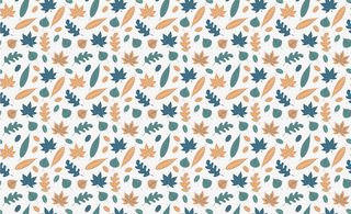 卡通小清新植物叶子矢量图免抠