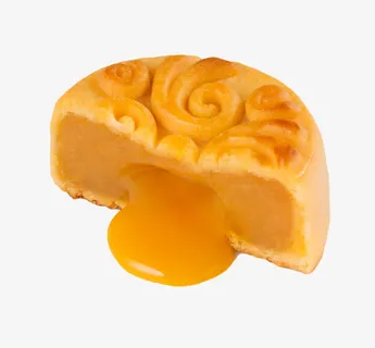 半边美味流心月饼免抠
