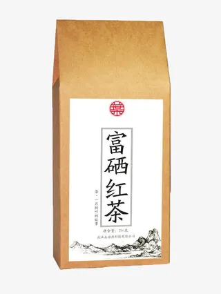 富硒红茶包装免抠