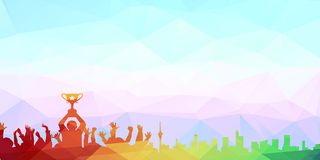 炫彩荣誉背景高清