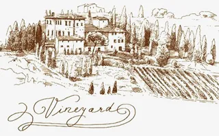 葡萄酒庄园素描手绘图案免抠