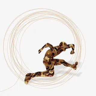 奔跑中的人免抠