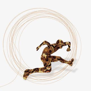 奔跑中的人免抠