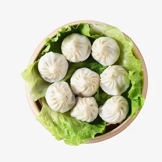 一碟汤包设计素材免抠