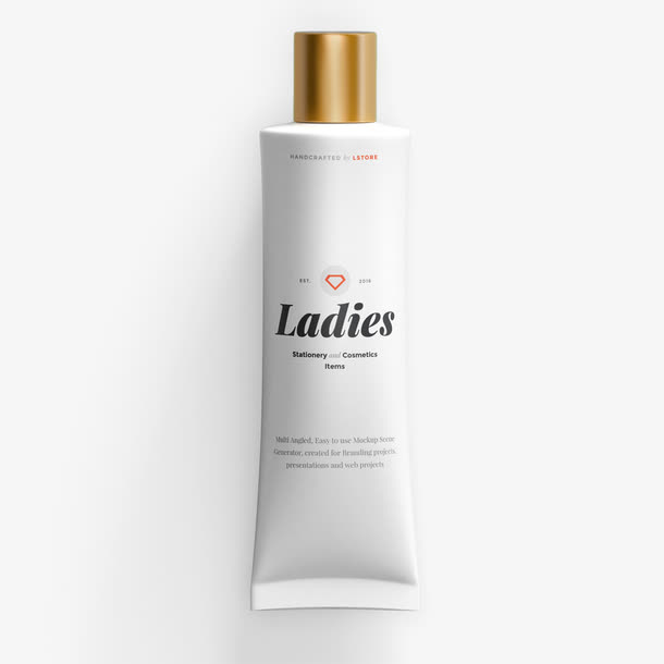 高清软包装女士护肤沐浴露香皂样免抠