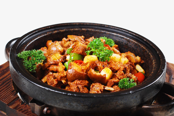 石锅狗肉免抠