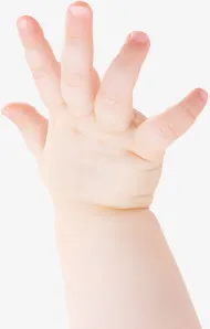 高清摄影小孩子伸手的动作免抠