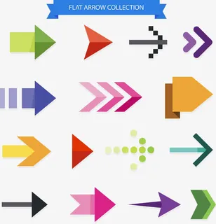 矢量手绘右向见头免抠