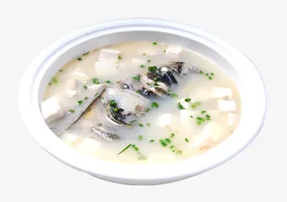 鱼头豆腐汤免抠