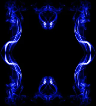 漂亮的对称烟雾边框免抠