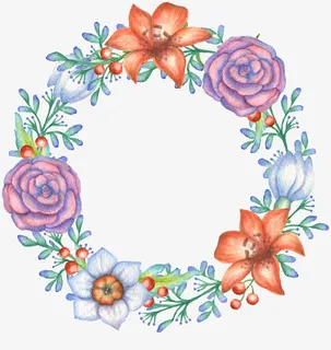 花朵边框免抠 花朵边框免抠