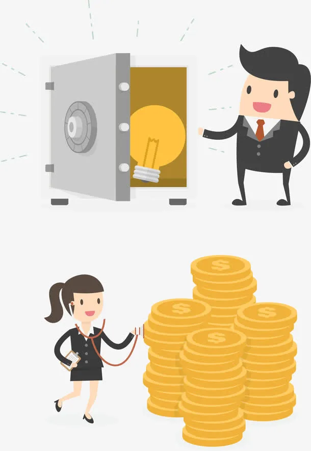 矢量手绘扁平人物免抠