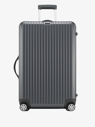 灰色Rimowa拉杆箱产品图展示免抠