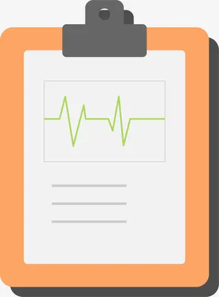 病例报告诊断书免抠手绘/卡通卡通元素