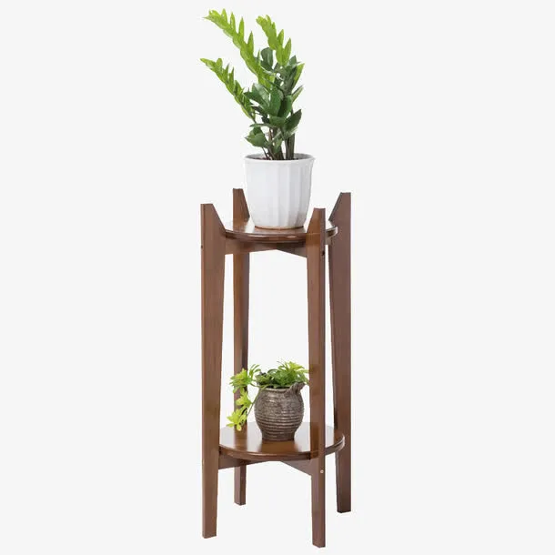 客厅多层花架免抠