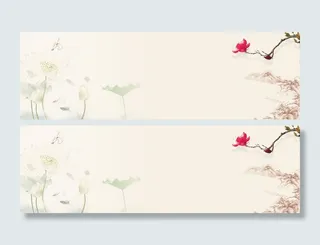 中国风花卉背景高清