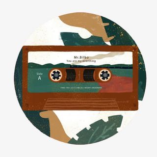 卡通唱片胶带免抠