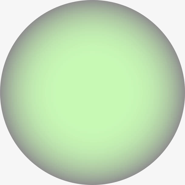 绿色梦幻圆圈免抠